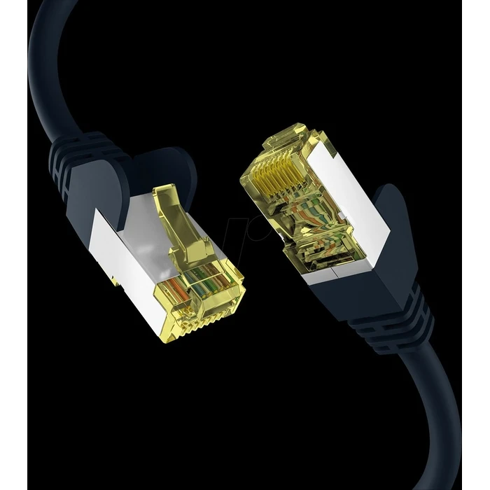 Καλώδιο Δικτύου EFB CAT6a Black 0.15m S/FTP PIMF