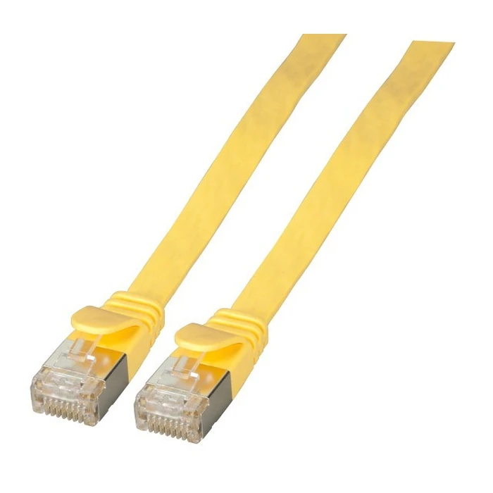 Καλώδιο Δικτύου EFB RJ45 FlachU/FTP, Cat.6A, PVC, 1.5m, Yellow