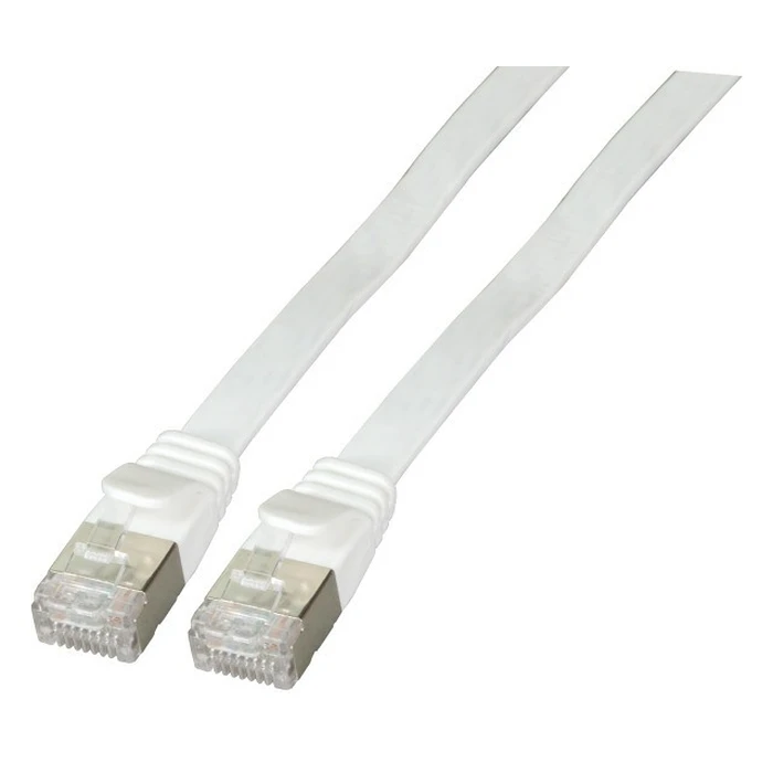 Καλώδιο Δικτύου EFB RJ45 FlachU/FTP, Cat.6A, PVC, 2m, White