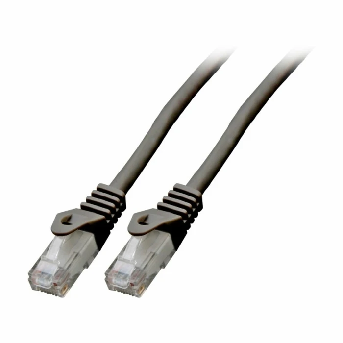 Καλώδιο Δικτύου EFB RJ45 U/UTP, Cat.6, LSZH, CCA, 2m, Black