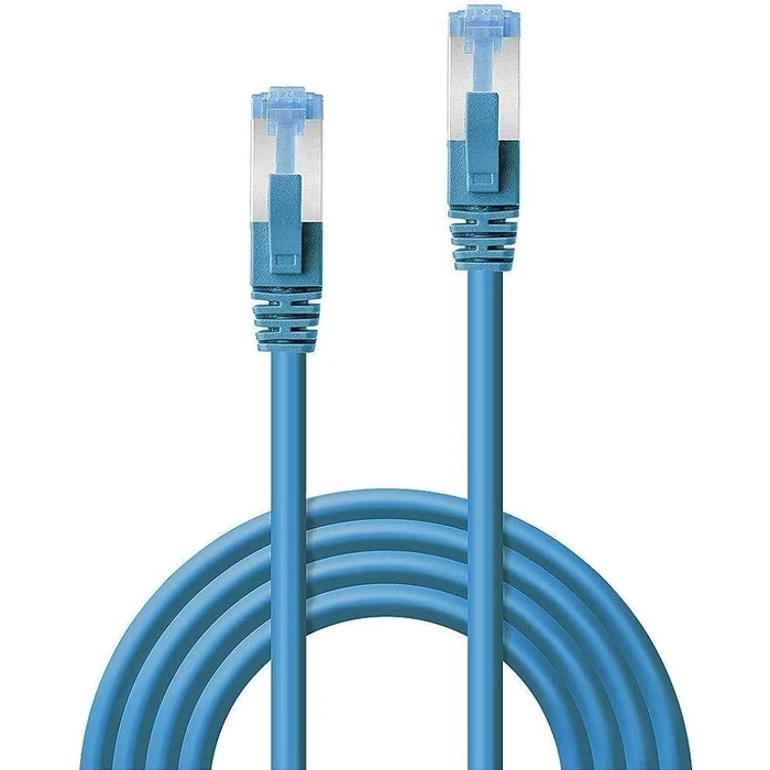 Καλώδιο Δικτύου Lindy Cat6A S/FTP PIMF LSOH Blue 0.50m