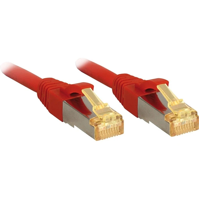 Καλώδιο Δικτύου Lindy Cat6A S/FTP LSOH Cat7 RAW Red 1.50m