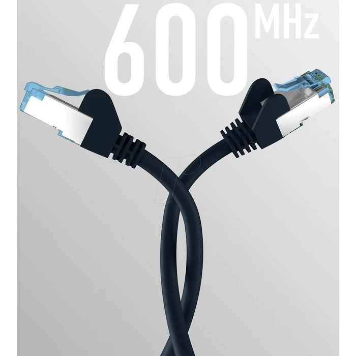 Καλώδιο Δικτύου EFB RJ45 with CAT7 RAW Black 2m