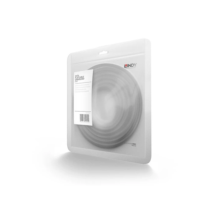 Καλώδιο Δικτύου Lindy Cat6 flat ribbon unshielded Gray 2.00m