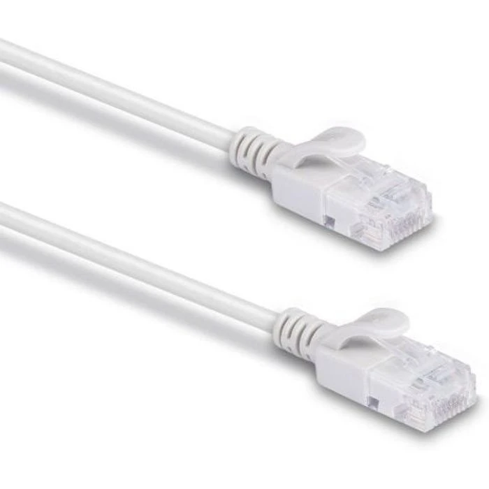 Καλώδιο Δικτύου Lindy Cat.6A F/UTP Ultra Slim Gray 0,3m