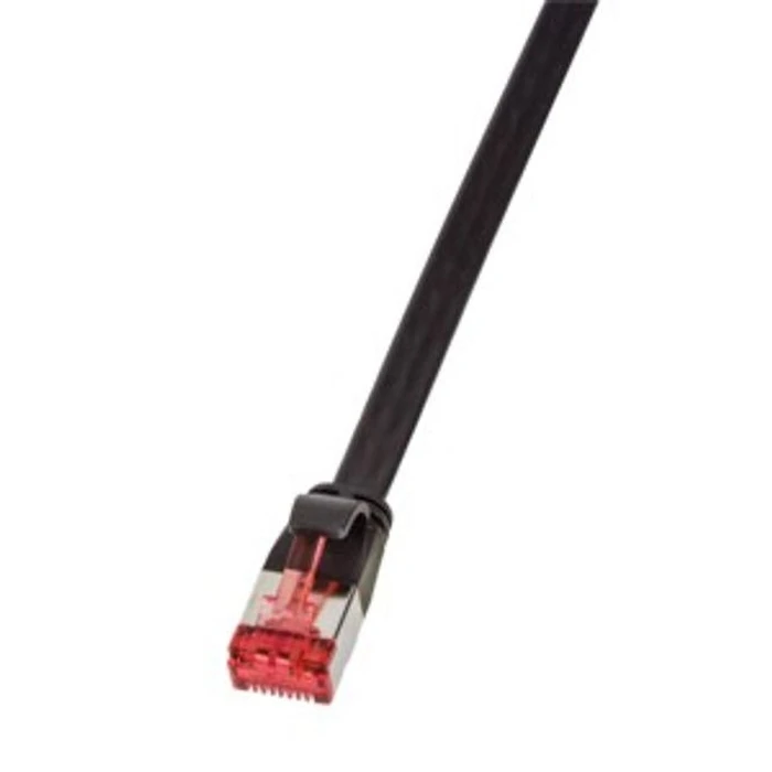 Καλώδιο Δικτύου Logilink Flach2xRJ45 U/FTP Cat6A 15.0m Black
