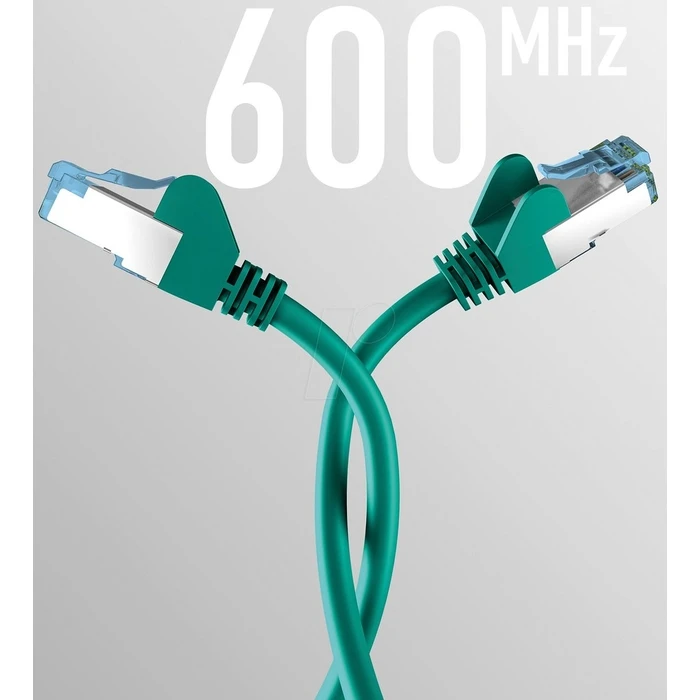 Καλώδιο Δικτύου EFB RJ45 with CAT7 RAW Green 0.15m