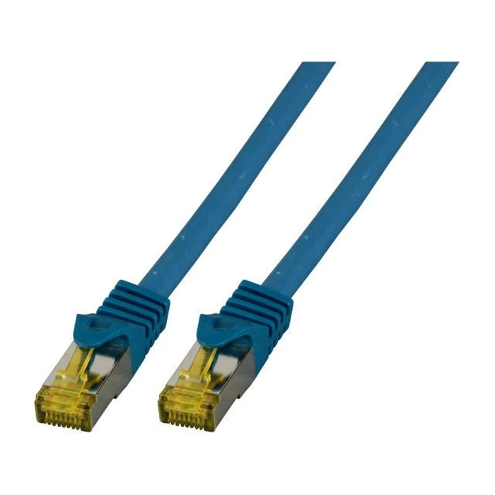 Καλώδιο Δικτύου EFB RJ45 S/FTP,Cat.6A,LSZH,Cat.7 Rohk.,0.25m,Blue