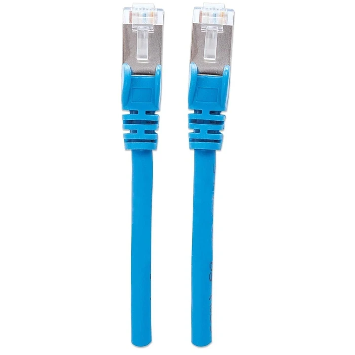 Καλώδιο Δικτύου Intellinet Cat6A CU S/FTP LSOH 0.50m Blue