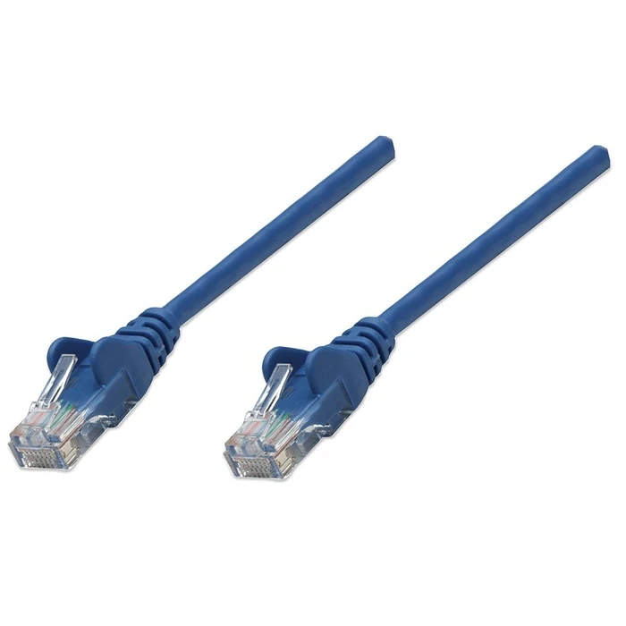 Καλώδιο Δικτύου Intellinet RJ45 U/UTP Cat6 0.50m Lever protection Blue