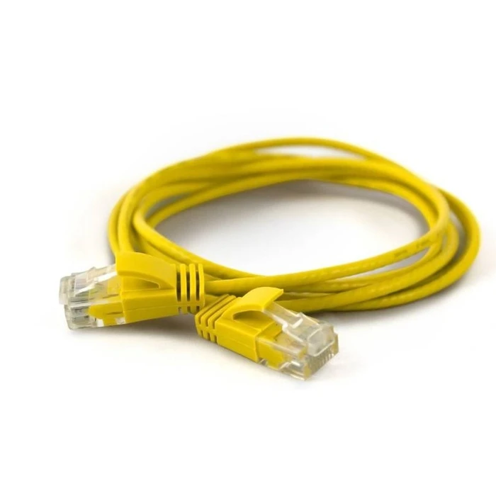 Καλώδιο Δικτύου Wantec UTP CAT6a d=2,8mm 0,50m Yellow