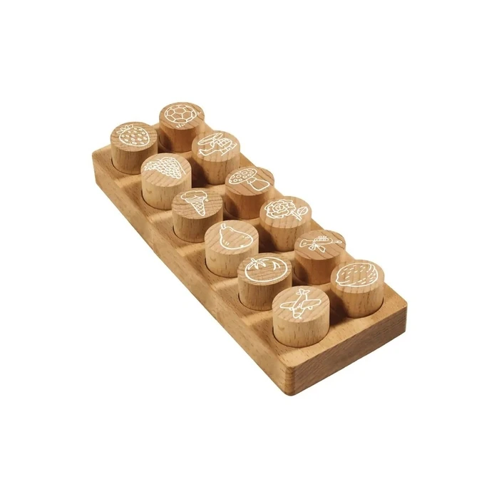 Colop Woodies Σετ Ξύλινων Σφραγίδων Mix Retail