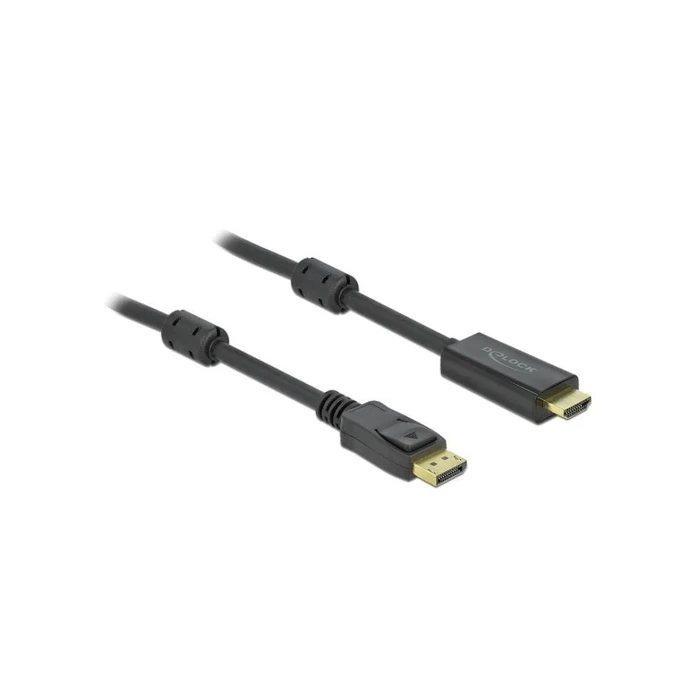 Καλώδιο DisplayPort Delock 1.2 > HDMI 4K 60Hz 3m active Black
