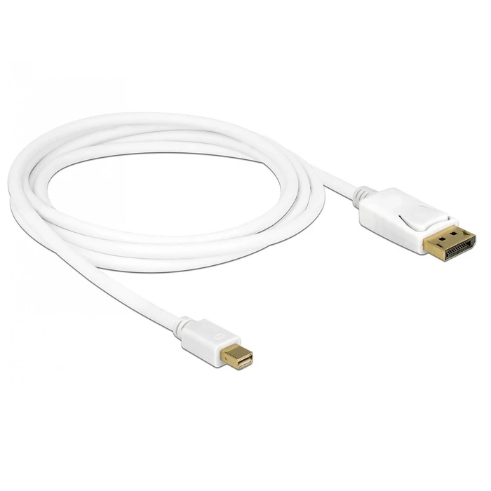Καλώδιο DisplayPort Delock mini DP -> DP M/M 2.00m White 4K