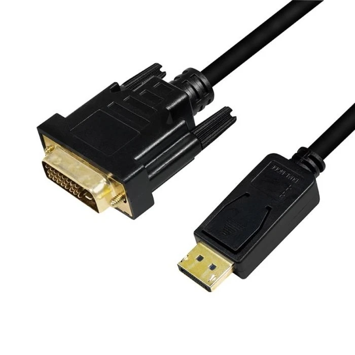 Καλώδιο DisplayPort Logilink DP 1.2 to DVI 1.2 2,0m Black