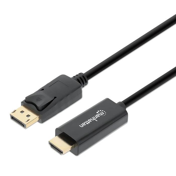 Καλώδιο DisplayPort Manhattan 4K@60Hz to HDMI 1,8m Black
