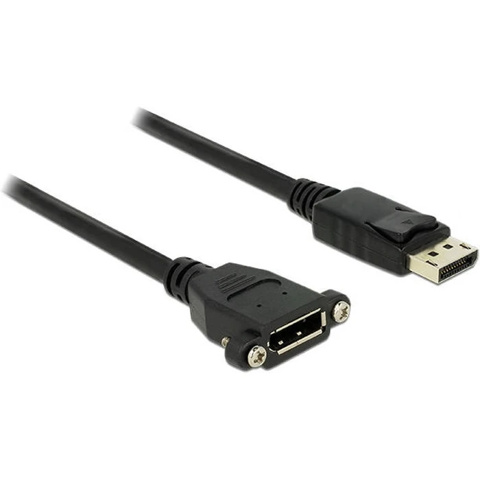 Καλώδιο DisplayPort Delock DP -> DP M/F 1.00m Black