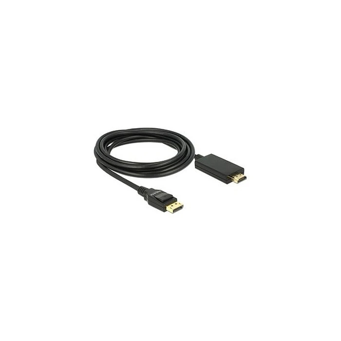 Καλώδιο DisplayPort Delock DP -> HDMI M/M 4K 3.00m Black