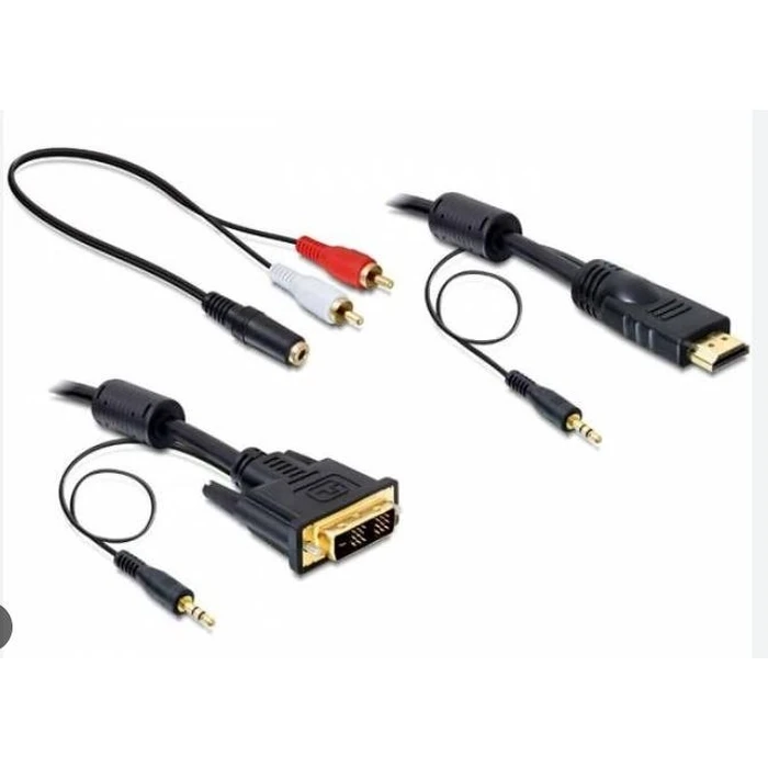 Καλώδιο DVI Delock (18+1) -> HDMI M/M 2.00m +Audio