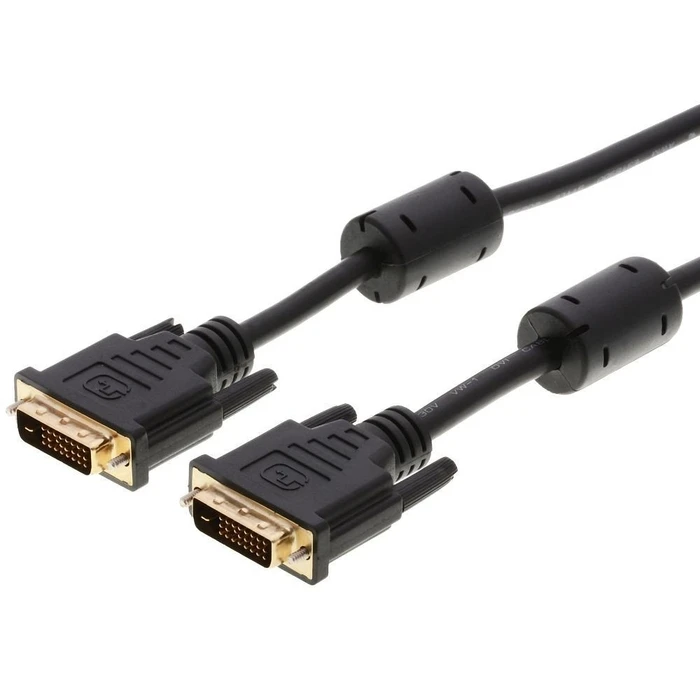 Καλώδιο DVI Digitus DVI-DVI 24+1 Dual Link 5m Black