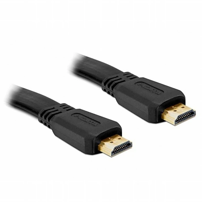 Καλώδιο HDMI Delock flat Ethernet A -> A M/M 1.00m 4K