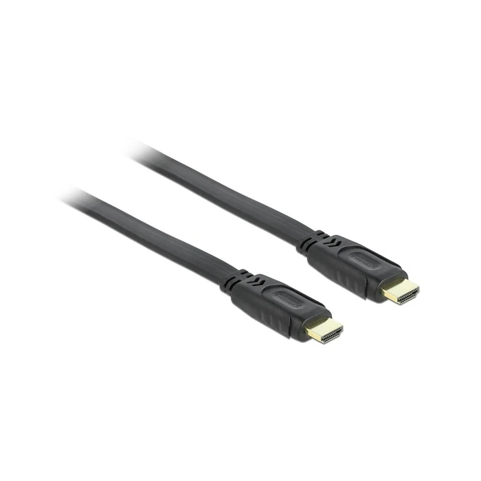 Καλώδιο HDMI Delock flat Ethernet A -> A M/M 5.00m 4K