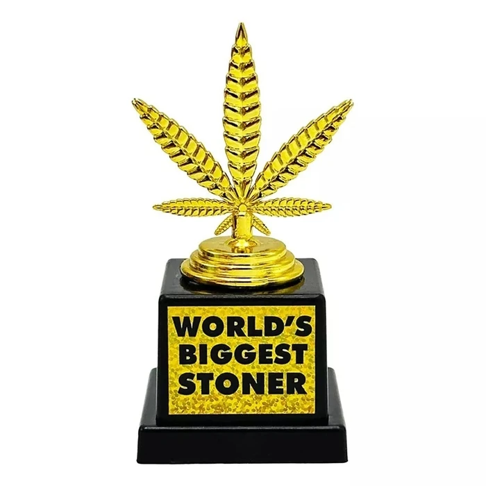 Gadget Mad Monkey - TROPHY "World's Biggest Stoner"