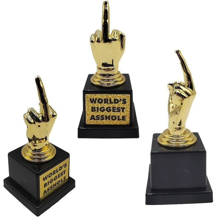 Gadget Mad Monkey - TROPHY "World's Biggest Asshole"