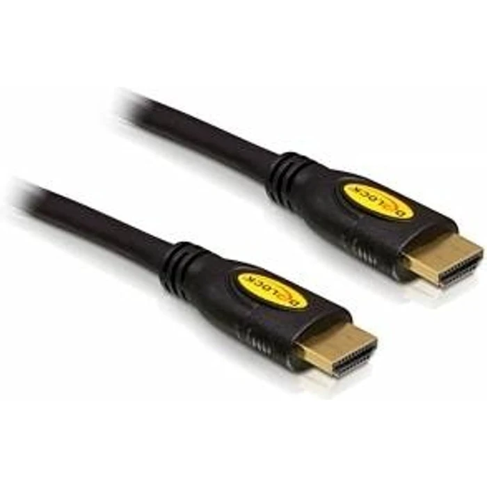 Καλώδιο HDMI Delock Ethernet A -> A M/M 1.00m 4K Gold