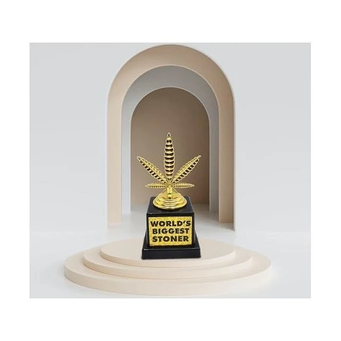 Gadget Mad Monkey - TROPHY "World's Biggest Stoner"