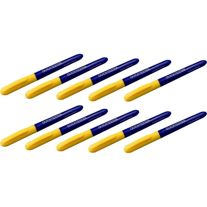 Στυλό Ανίχνευσης Πλαστών Χαρτονομισμάτων Genie Banknote Quicktester Pack of 10