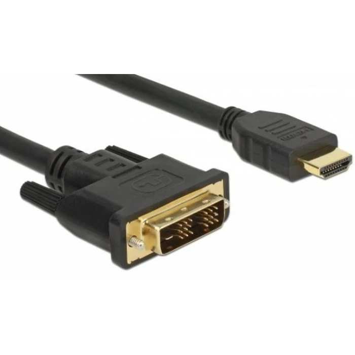 Καλώδιo DVI Delock 18+1 St > HDMI-A St 1.0m Black