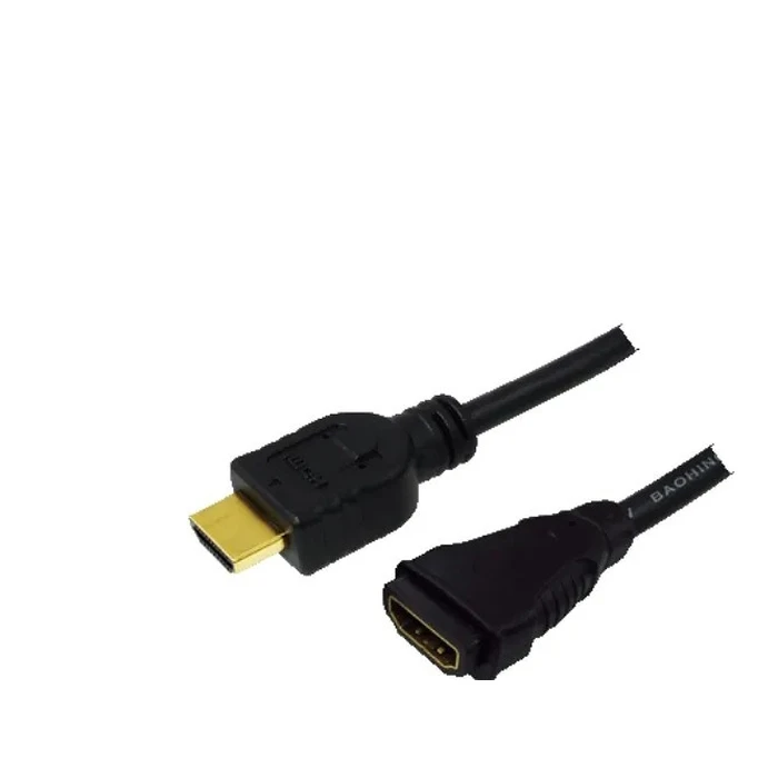 Καλώδιο HDMI Logilink Ethernet A -> A M/F 5.00m Gold Verl.