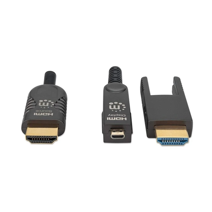 Καλώδιο HDMI Manhattan LWL HDMI-St. to HDMI-/Micro-HDMI-St. 4K 50m