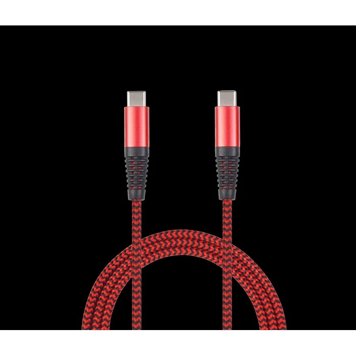 Καλώδιo USB 2GO charging/data Type-C - Type-C 1m Red