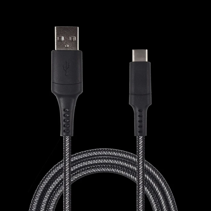 Καλώδιo USB 2GO charging/data "Xtreme" Type-C 3.1 1m Black