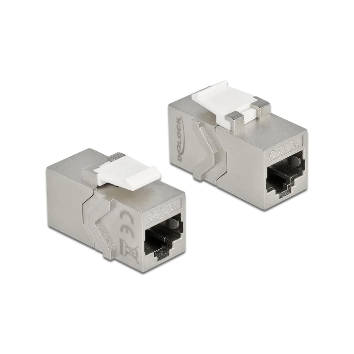 Βύσμα Δικτύου Delock Keystone Modul RJ45 socket to RJ45 socket Cat.6A