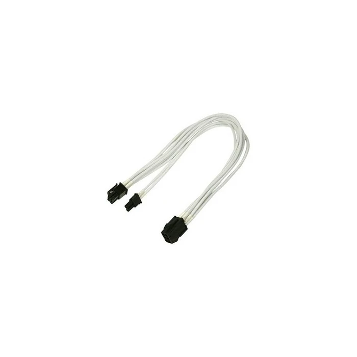 Καλώδιo Nanoxia PCI-E 6- to 6+2-Pin, 30 cm, Single, White