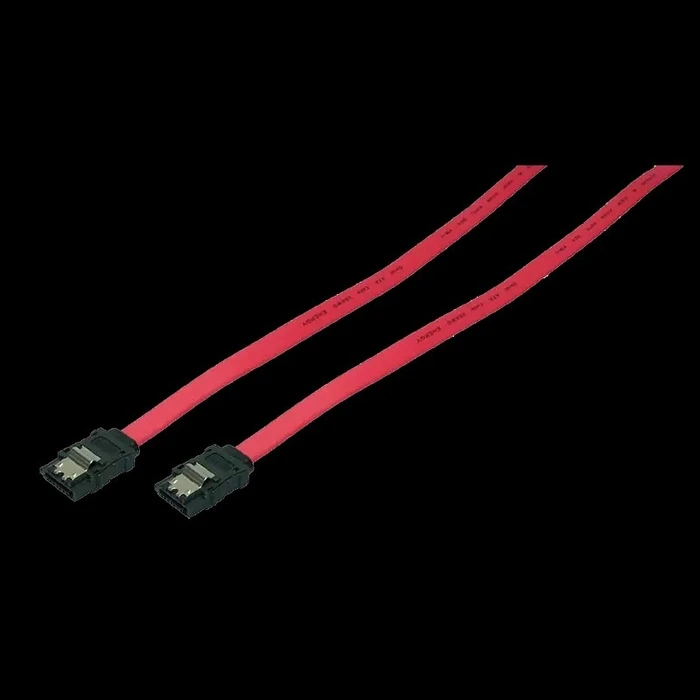 Καλώδιo Logilink S-ATA Cable with latch, 2x male, red, 0,30M