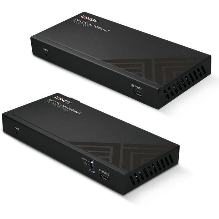 KVM Switch Lindy 150m Cat.6 Displayport &USB HDBaseT Ext IR/RS232