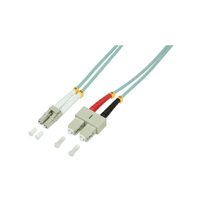 Καλώδιο Οπτικής Ίνας Logilink OM3 50/125? LC-SC 1,0m turq