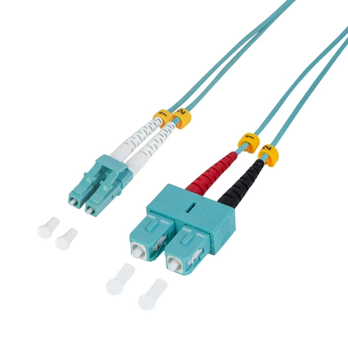 Καλώδιο Οπτικής Ίνας Logilink OM3 50/125? LC-SC 1,0m turq