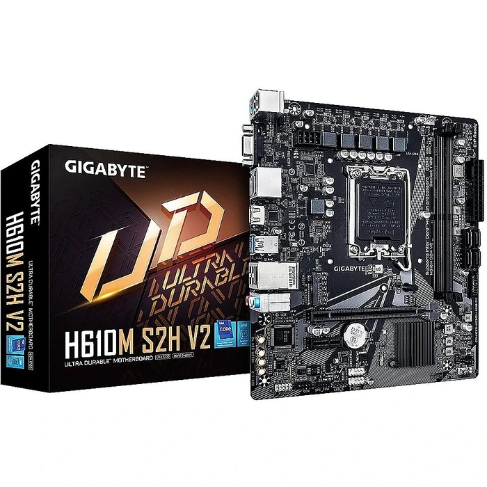 Motherboard Gigabyte H610M S2H V2 (H610,S1700,mATX,DDR5)