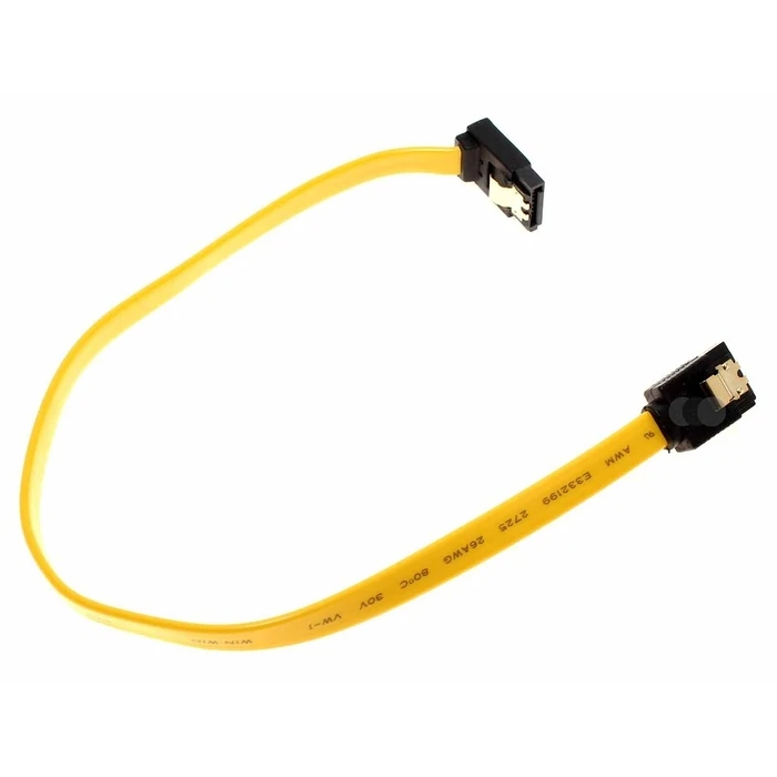 Καλώδιο Delock SATA-SATA -> SATA up M/M 0.30m Yellow Clips