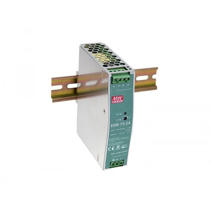 Τροφοδοτικό Ράγας LevelOne ind. POW-4822 48VDC 75W DIN-rail PoE