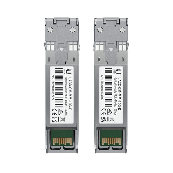 Transceiver Ubiquiti SFP+ Optical Module 10 Gbps Multi-Mode, 2-Pack