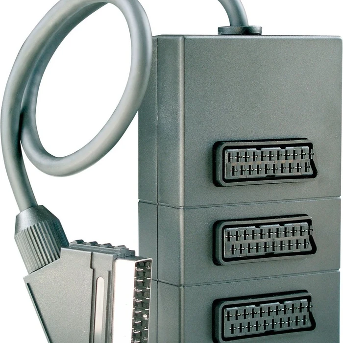 Αξεσουάρ Εικόνας Schwaiger Scart-Verteiler 3-fach Black