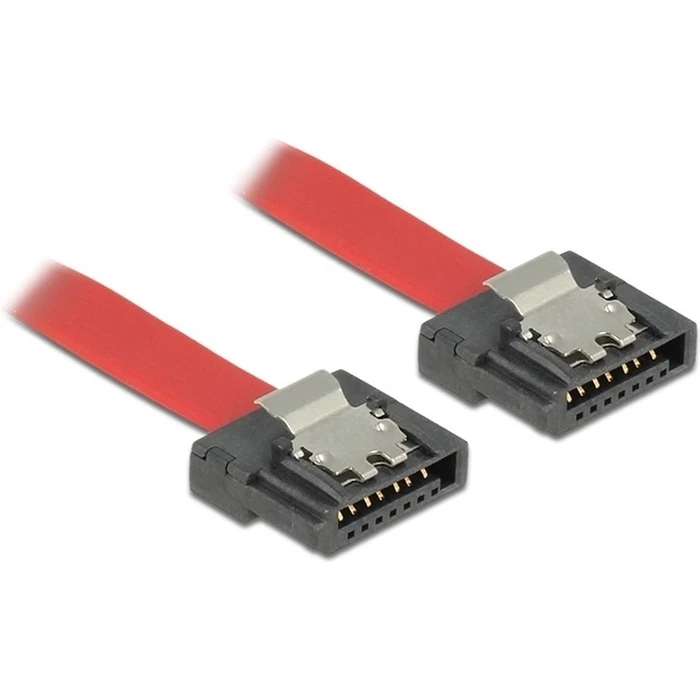 Καλώδιο Delock SATA-SATA III -> SATA M/M 0.3m FLEXI rot