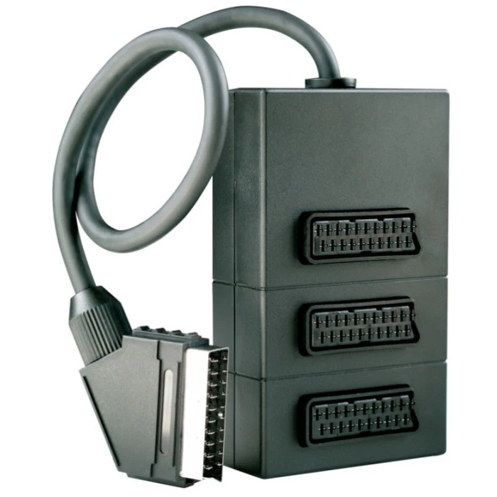 Αξεσουάρ Εικόνας Schwaiger Scart-Verteiler 3-fach Black