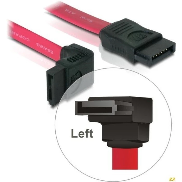 Καλώδιο Delock SATA-SATA -> SATA up M/M 0.30m rot